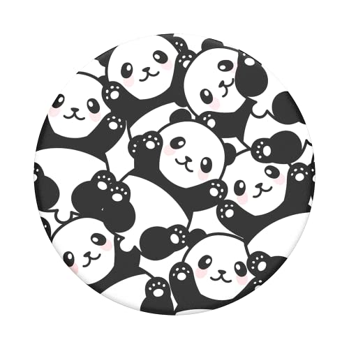 PopSockets Adhesive Phone Grip, Holder, Phone Stand, Funny - Pandamodium - color: Pandamonium, style: Adhesive