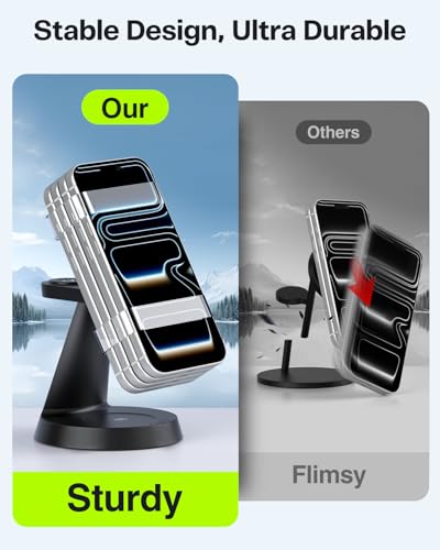 25W Fast 3 in 1 Charging Station for iPhone 18 Pro Max/iPhone Duo/17 ProMax - size: 25W Max for Phone