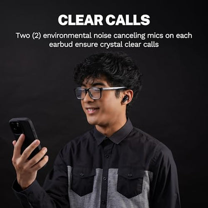 JLab Go Pods ANC, True Wireless Earbuds, Active Noise Cancelling, Bluetooth, Black - color: Black