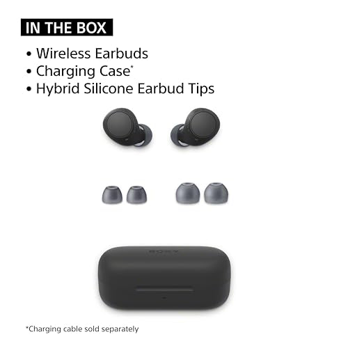 Sony WF-C510 Truly Wireless Bluetooth Earbud Headphones, White - color: White