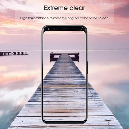OMOTON [4 Pack] Screen Protector Compatible with Google Pixel 4XL, Tempered Glass Screen Protector for Google Pixel 4 XL 2019 Released, Scratch Resistant/Case Friendly - size: Pixel 4 XL - 6.3 Inch