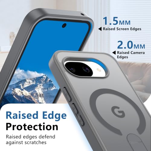 for Google Pixel-10A Case Slim Fit & Matte Translucent, Gray - color: Gray, size: Pixel 10A 6.3"