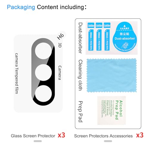 3 Pack Camera Lens Protector for Samsung Galaxy S26