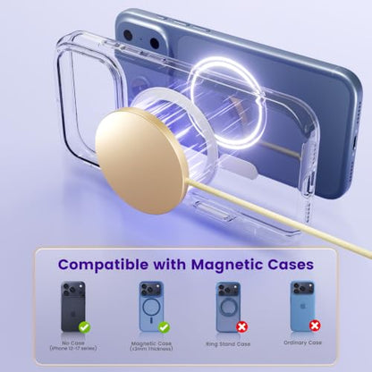 MagSafe 25W Wireless Charger for Apple Magnetic Fast Charging Pad - color: Light Yellow