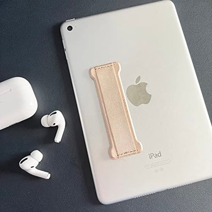 Hand Holder Strap for ipad, Tablet Hand Holder Strap, Universal Handle Grip for iPad Kindle, Mini Tablets and Cases (Gold) - color: Gold