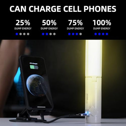 Folding Rechargeable Camping Light with Stand,Allspark Waterproof Hanging LED Camping Lantern,Magnetic Telescoping Camp Light with Detachable Tripod for Outdoor,Power Outage,Hurricane,Hiking