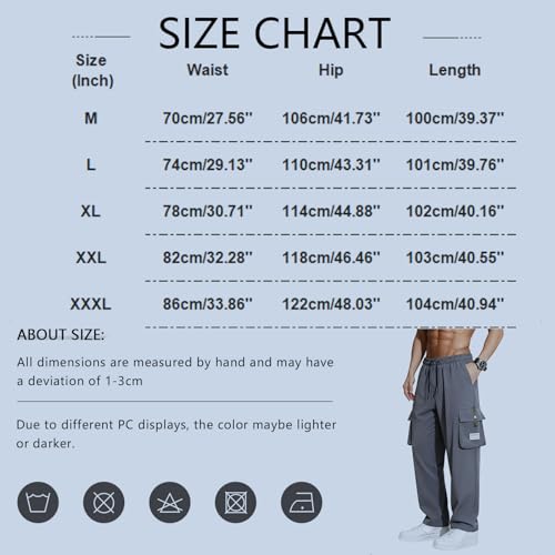 Men Cargo Pants Ripstop Durable Tactical Quick Dry Deep Pockets Construction BDU Golf Tactical Pants for Men - color: B Army Green, size: 3X-Large
