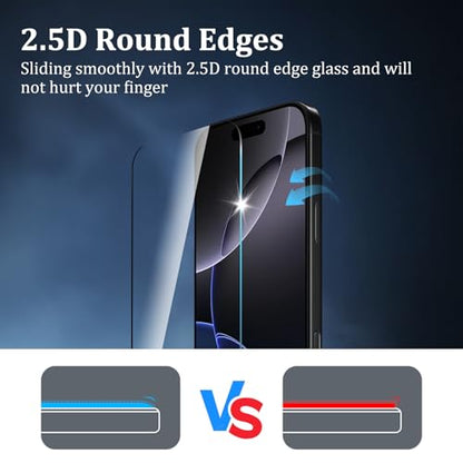 2 Pack Screen Protector for iPhone 17 Pro - size: iPhone 17 Pro 2PCS