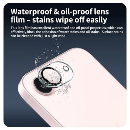 4-Pack Camera Lens Protector for iPhone 17e/16e, 9H Tempered Glass Camera Cover Screen Protector Accessories, HD Clarity, Anti-scratch, Case Friendly, Shockproof Full Protective - size: 17e/16e Lens