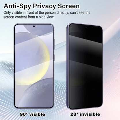 Screen Protector for Samsung Galaxy S25/S24 (3er-Pack) Privacy Tempered - color: Galaxy S24