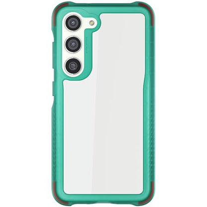 Ghostek Covert Galaxy S23 Phone Case Clear with Military Grade Shockproof Protection, Non-Slip Grip, Protective Silicone Cover Designed for 2023 Samsung Galaxy S23 (6.1") (Teal) - color: Teal [Limited], size: Galaxy S23