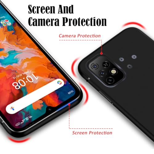 Name Monogram Case for UMIDIGI Bison X20 X10,PRO,C1/G5 Mecha/G5A/G5/G3 Plus,Max/G1,Bison GT2 Pro/Power 7 Max,7S,7,3 Phone Cover Custom with Initial Text,Customize Slim TPU Protective Case - color: Template 05 - Monogram