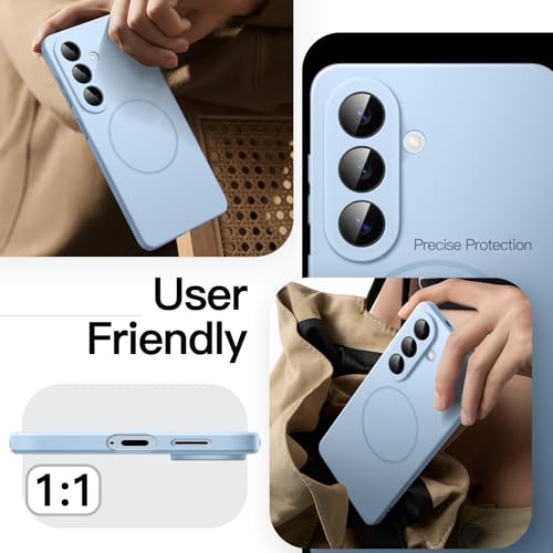 JETech Magnetic Slim Case for Samsung Galaxy S26 Plus, Sky Blue - color: Sky Blue, size: Galaxy S26 Plus