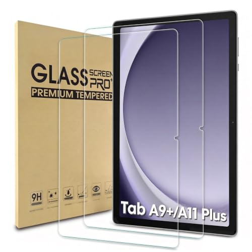 2Pcs Screen Protector Compatible with Samsung Galaxy Tab A9+ / A11 plus 11" - color: Samsung Galaxy Tab A9 plus 11"