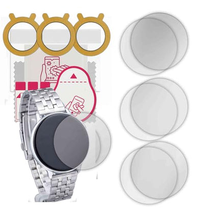 apgo 6x Hydrogel Ultra-Clear Screen Protector for Pacific Silver PC00136, Hydrogel Film, Flexible, Soft TPU with positioning layer easy installation
