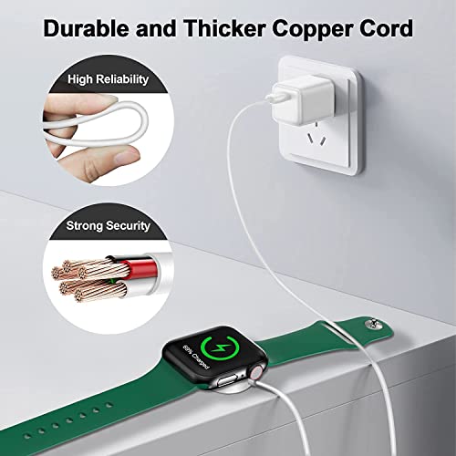 2026 Upgraded for Apple Watch Charger Magnetic USB C Charging Cable - color: White, size: 0.5M