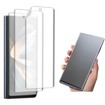 [3 Pack] Matte Screen Protectors for Samsung Galaxy Z Fold 5/Z Fold 4, 3 Pack Outside Screen TPU Film Screen Protectors Support Fingerprint Unlock - size: for Z Fold 5/4