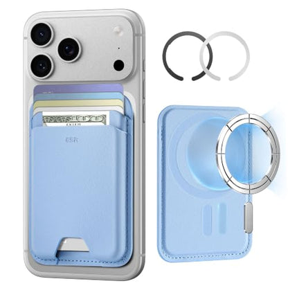 ESR for MagSafe Wallet, 5 Card Holder for Phone Case, RFID Blocking - color: Glacier Blue