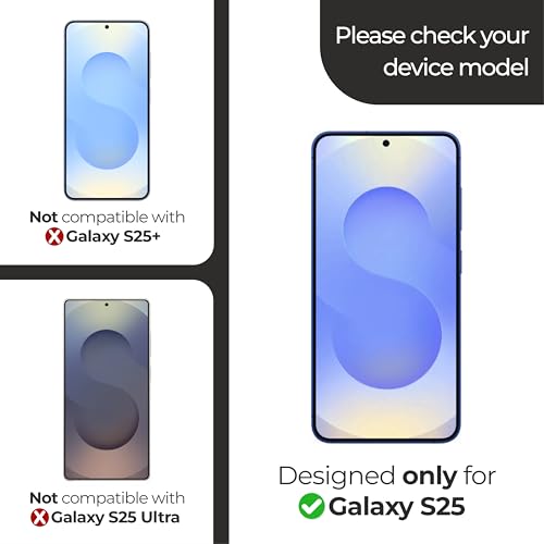 ArmorSuit 2 Pack for Samsung Galaxy S25 (6.2") Screen Protector Case Friendly MilitaryShield HD Clear Film - Made in the USA - size: S25 6.2"