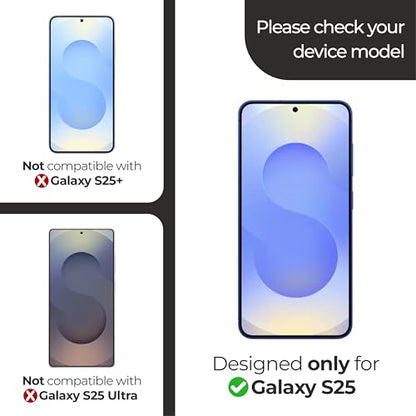 ArmorSuit 2 Pack for Samsung Galaxy S25 (6.2") Screen Protector Case Friendly MilitaryShield HD Clear Film - Made in the USA - size: S25 6.2"