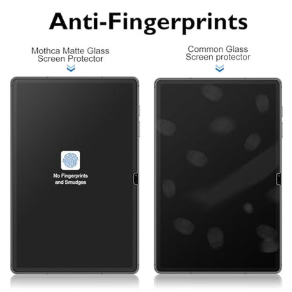Mothca Matte Glass Screen Protector for Samsung Galaxy Tab S10 Lite / S10 FE / S9 FE 10.9" & Galaxy Tab S9 11" with Installation Frame, Anti-Glare & Anti-Fingerprint Tempered Glass Film, Smooth as Silk - size: S9 FE 10.9"/S9 11"