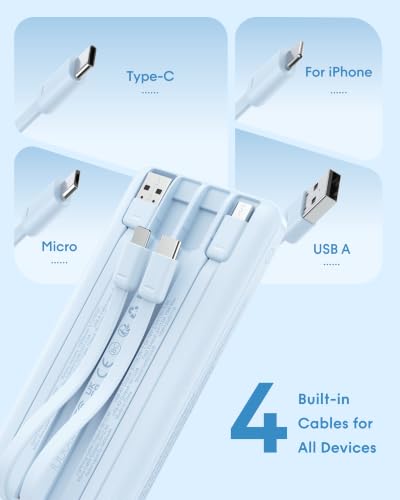 charmast Portable Charger,Fast Charging Power Bank - color: Skyblue