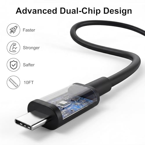 iPhone 18 17 16 15 Charger Fast Charging, 20W Dual Port USB C Charger Block - color: Black