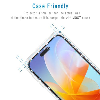2+2 Pack Privacy Screen Protector for iPhone 15 Plus Tempered Glass - size: (Privacy)iPhone 15 Plus 6.7 Inch
