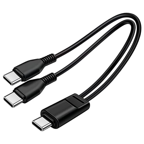 3.3FT Dual USB C Multi Type C Cable, 2 in 1 Multi Charging Cable - size: 3.3FT, style: 2Type-C