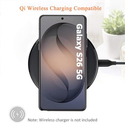 Wireless Charging Case for Galaxy S26, Upgraded 10000mAh Rechargeable Portable Charging Case Compatible with Galaxy S26 (6.3 inch) with Carplay Extended Battery Pack Charger Case (Black) - size: Galaxy S26 -10000mAh