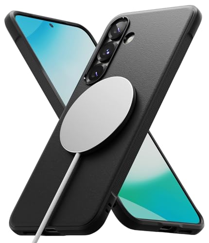 Ringke Onyx for Samsung Galaxy S25 Plus Case [Compatible with MagSafe] Oil & Dirt Resistant, Enhanced Camera Lens Protection, Comfortable Grip, Non-Slip, Lightweight Cover - Magnetic Black - color: Magnetic Black, size: Galaxy S25 Plus