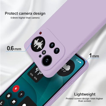 GiiYoon Silicone Case for Nothing Phone 4a Pro, Purple - color: Purple, size: Nothing Phone 4a Pro