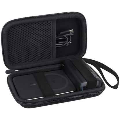 co2CREA Hard Travel Case for Anker 5,000mAh Ultra-Slim/10,000mAh Power Bank | Compatible with Anker Nano A1665 A1664 Slim MagGo Magnetic Charger, Protective Carrying Storage Bag