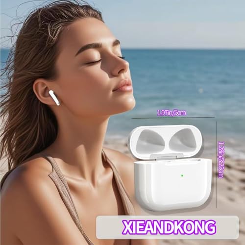 Charging Case Compatible with Airpods 4rd (2024), Type C Charging case for Air-pods 4rd, Wireless Charging case Replacement with Bluetooth Pairing Sync Button