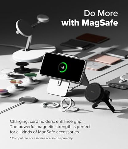 Ringke for Samsung Galaxy S25 Case [Fusion Magnetic Matte Clear] | Compatible with MagSafe, Oil & Dirt Resistant, Anti-Fingerprint Technology Prevents Oily Smudges, Feels Velvety Soft - size: Galaxy S25