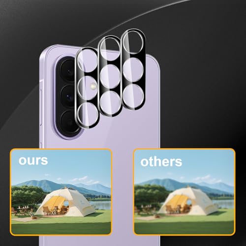 3 Pack Camera Lens Protector for Samsung Galaxy A57/A37 5G - size: Galaxy A57/A37