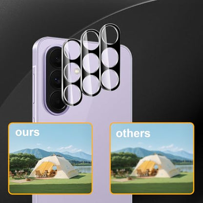3 Pack Camera Lens Protector for Samsung Galaxy A57/A37 5G - size: Galaxy A57/A37