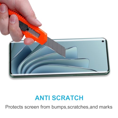 Didisky Screen Protector for Oneplus 10 Pro (Not for 10t,10), 3 Pack Tempered Glass Film with 2 Pak Lens Protector, 3D Curved Full Coverage,Easy to Install,Bubble Free,9H,Anti Scratch