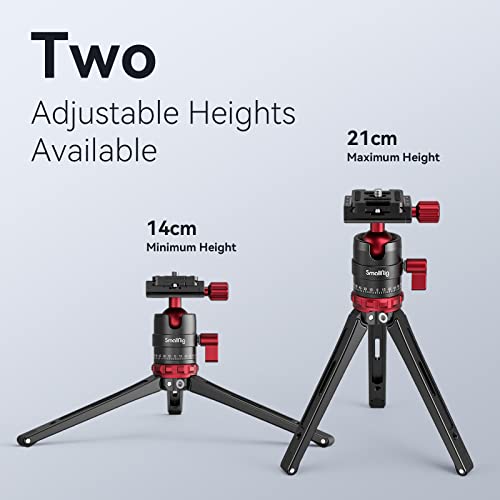 SmallRig Desktop Mini Tripod for Camera/Phone, Aluminum, Load up to 11lbs - style: 2