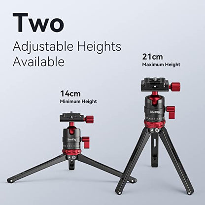 SmallRig Desktop Mini Tripod for Camera/Phone, Aluminum, Load up to 11lbs - style: 2