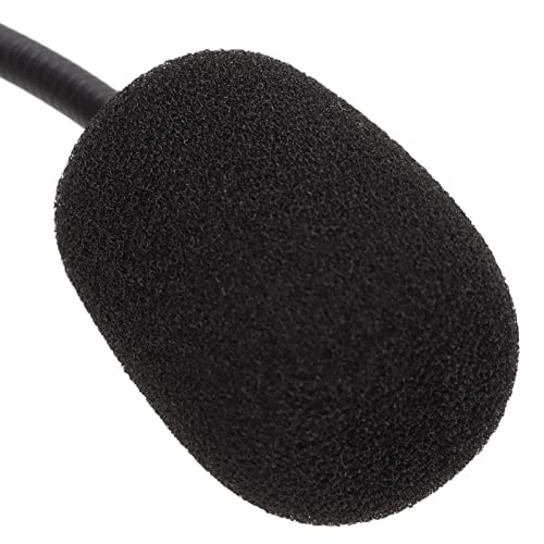 3.5mm Corded Telephone Headset with Noise Reduction Microphone, Adjustable Single Ear, for Office Customer Service