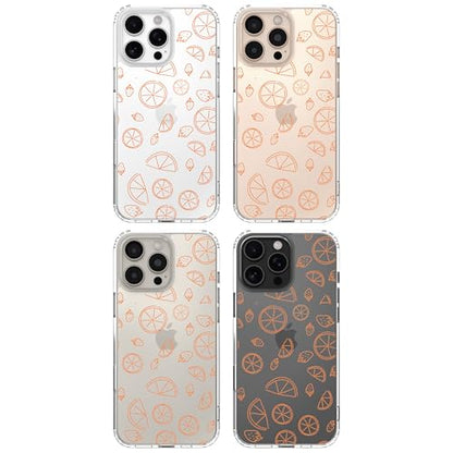 IAIYOXI Clear Case for iPhone 16 Pro, [Crystal Clear Military-Grade Drop Protection], Non-Yellowing, Slim Lightweight Transparent TPU Bumper Phone Case Cover Design - Line Lemon - color: Line Lemon, size: iPhone 16 Pro