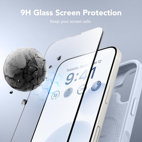 GONEZ Magnetic for iPhone 17 Case, Silicone Cover Baby Blue - color: Baby Blue, size: Iphone 17