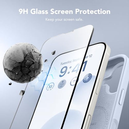 GONEZ Magnetic for iPhone 17 Case, Silicone Cover Baby Blue - color: Baby Blue, size: Iphone 17
