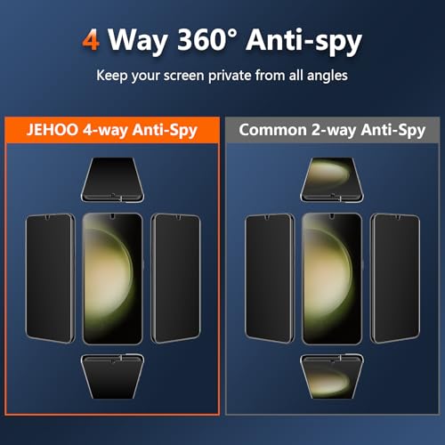 4 Way Matte Privacy Screen Protector for Samsung Galaxy S23 Plus - size: Galaxy S23 Plus