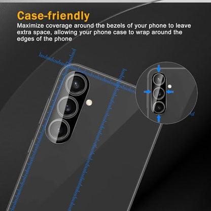 3 Pack Camera Lens Protector for Samsung Galaxy S23 Fe - size: Galaxy S23 Fe