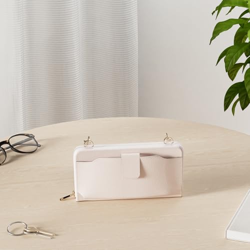 K . A Womens Wristlet Wallet Crossbody Bag Cellphone Purse Handbag RFID Card Slots 2 Strap Wrist - color: Pink