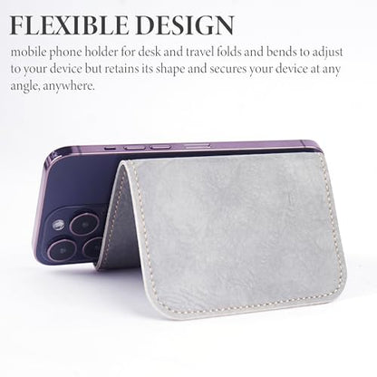 Airplane Travel Essentials for Flying Flex Flap Cell Phone Holder & Flexible Tablet Stand for Desk, Bed, Treadmill, Home & in-Flight Airplane Travel Accessories(1-Crazy Blue) - color: 1-Crazy Blue