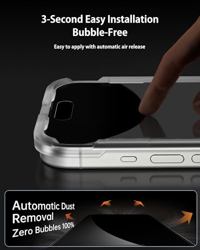UNBREAKcable Privacy Screen Protector for iPhone 16 Plus, 2-Pack - size: iPhone 16 Plus