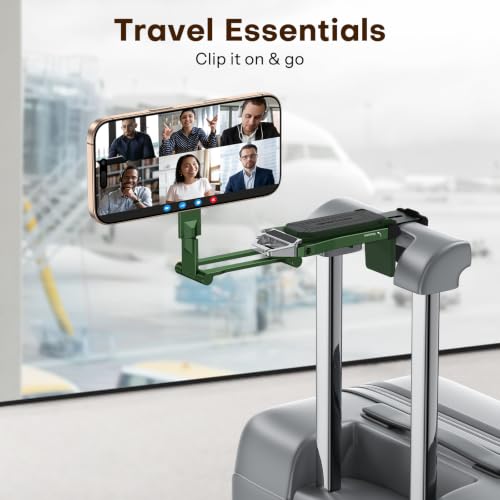 OMOTON TP02 360°Rotating Adjustable Aluminum for MagSafe Tripod Mount,Green - color: 6-Green